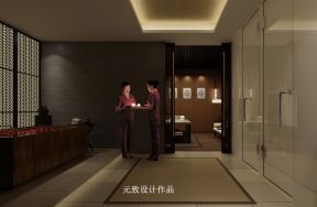 新中式风格800平米女子spa会所房间浴室装修效果图