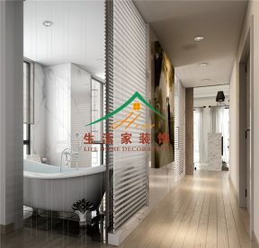 灏景尊城176平米复式现代风格浴室装修效果图
