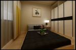 89平米现代简约风格三居卧室衣柜装潢效果图