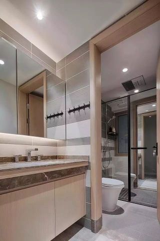 149平现代风格卫生间洗手台设计欣赏