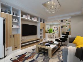 现代风格客厅组合电视柜图片2023