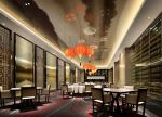 78000平米皇冠假日酒店餐厅吊顶装修效果图