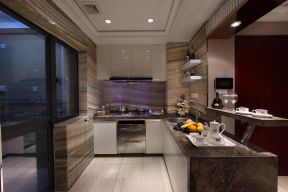 碧景山庄98平米两居室简欧风格厨房装修效果图