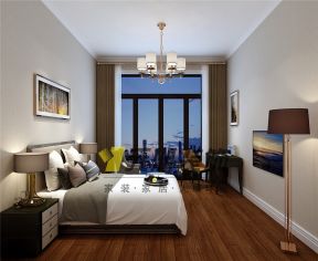 星河盛世300平大平层低调奢华风格简介卧室大面积窗户效果图