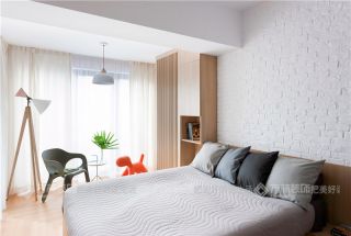 100平米简约日式风格二居卧室装修图片