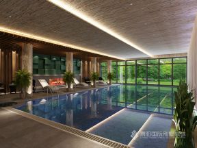 500平高级别墅室内游泳池设计图片