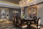 欧式风格177平米四居室餐厅餐椅设计图片