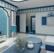 地中海风格123平三居室客厅茶几装修效果图