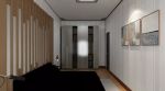 简约现代风格117平米三室卧室衣柜设计效果图