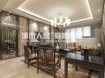 新中式风格家庭客厅设计装修实景图2023