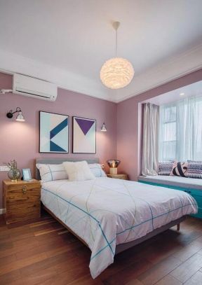 85平小户型粉色卧室装修效果图赏析