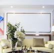 86平米现代欧式风格三室客厅沙发墙装饰图片