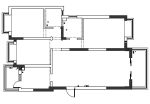 2023三居室房屋平面图