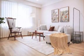 欧式风格客厅白色沙发装饰装潢图片
