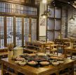 中式风格900平米火锅餐厅大厅设计图片