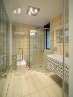 现代风格家庭卫生间淋浴房设计图2023