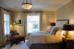 2023美式风格家庭卧室纯色窗帘装修装潢效果图