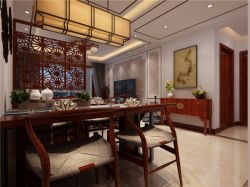 2022中式风格家庭饭厅吊顶灯图片欣赏