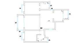 120平米家装三居室户型布置图