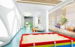 安童幼儿园500平温馨风格大厅玩具区域设计