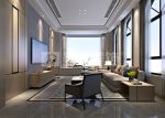 新中式风格家庭客厅电视柜设计效果图