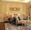 法式轻奢浪漫风格卧室地毯装修装饰效果图