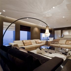 现代风格家居客厅落地灯设计效果图
