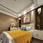 113㎡中式风格家庭卧室壁灯装修效果图