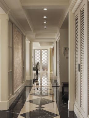 美式风格大户型室内走廊过道设计装修图