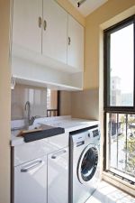 2022家居生活阳台洗衣组合柜设计图片