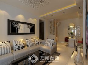 现代风格200平米四居室客厅沙发椅装修效果图