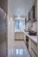 120平米现代简约风格三居厨房窗户设计效果图片