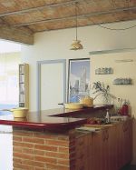 日式风格65平米小户型厨房布置图片
