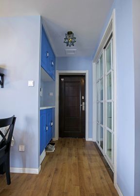 地中海风格78平米二居室进门玄关设计效果图片