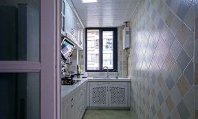 地中海风格78平米二居室厨房设计效果图片