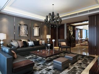 上海永业公寓温馨风格141平米装修效果图案例