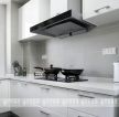 北欧风格114平米二居室白色厨房装修效果图片