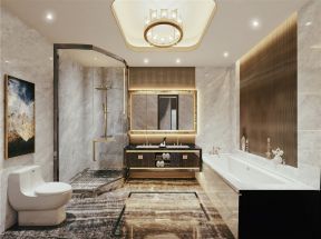 2020浴室浴缸装饰效果图 2020浴室浴缸设计图