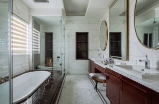 260平米大平层浴室梳妆台镜子装修效果图