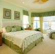 绿色小清新家居卧室整体装饰布置设计图片