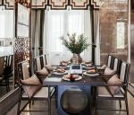 中式新房家庭餐厅餐桌椅装修图片