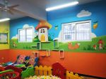 现代风格幼儿园墙面彩绘设计图片