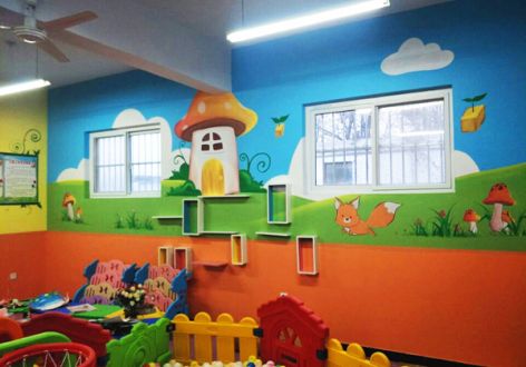 儿童之家墙绘安阳幼儿园墙绘安阳墙绘