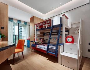  2020儿童房高低床装修效果图 2020儿童房高低床设计效果图