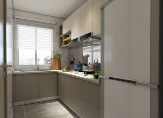 100平米现代简约二居室厨房设计效果图