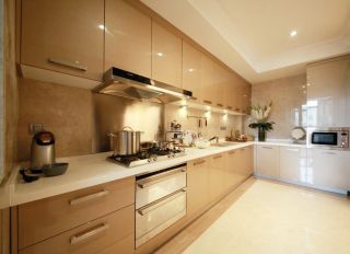 现代简约风格住宅跃层厨房装修设计图片