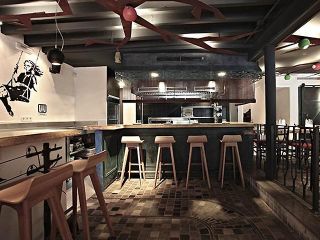 320平米餐饮餐厅吧台设计效果图片