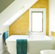 4平米家装斜顶阁楼浴室设计图片