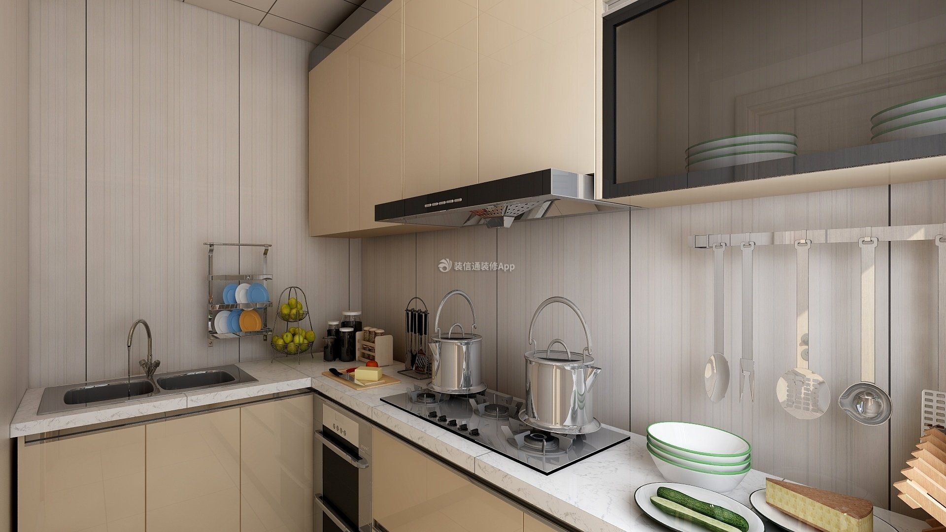 50平方厨房设计效果图图片
