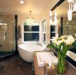 国外私人独栋别墅浴室淋浴房设计图片